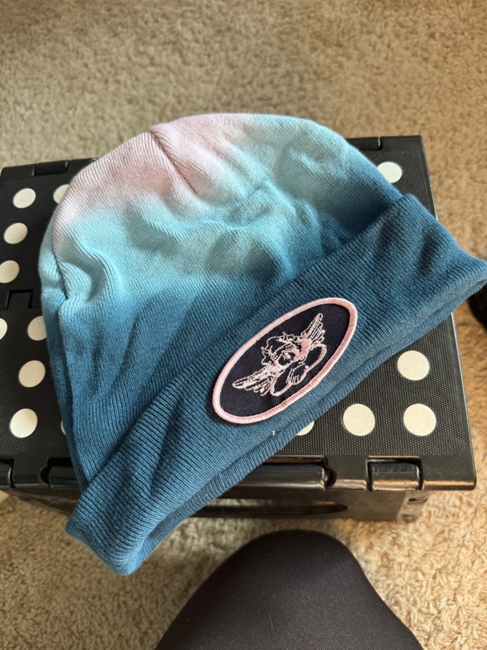 Boys Lie tye-dye beanie